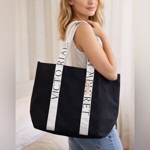 Victoria's Secret Black and White Tote